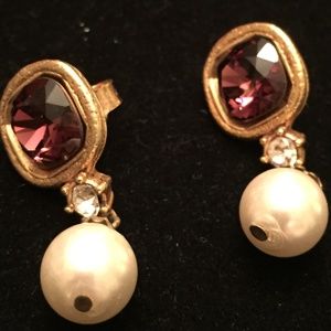 Vintage Gerald Yosca Pierced Earrings - image 1